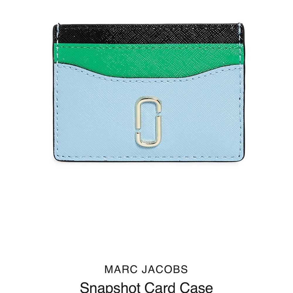 Marc Jacobs Black and Blue Card Holder